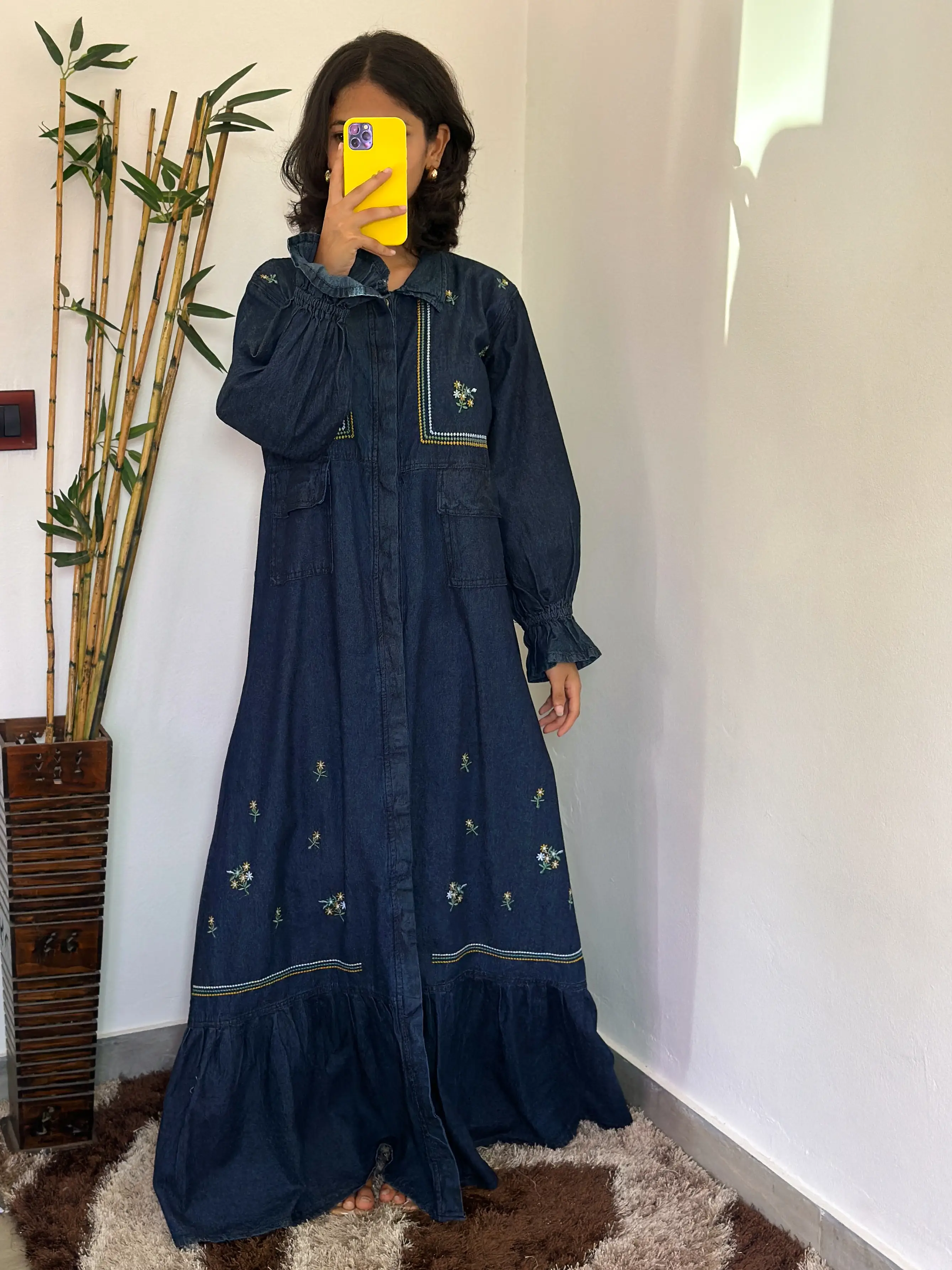 Bloom Denim Dress