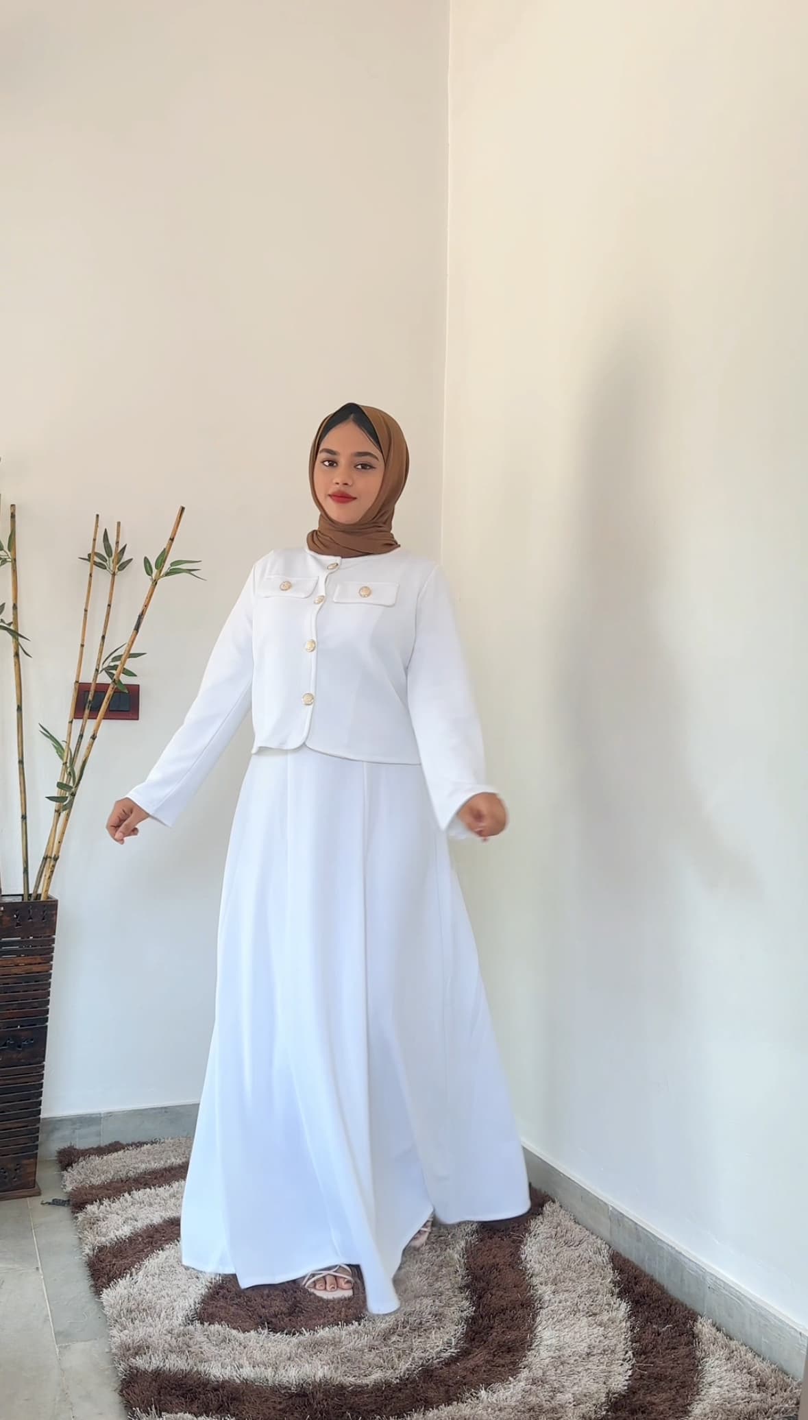 Textured Skirt Set - Image 1